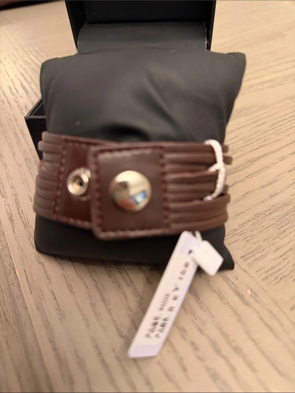 Women's Brown Multi-Wrap Leather Watch
